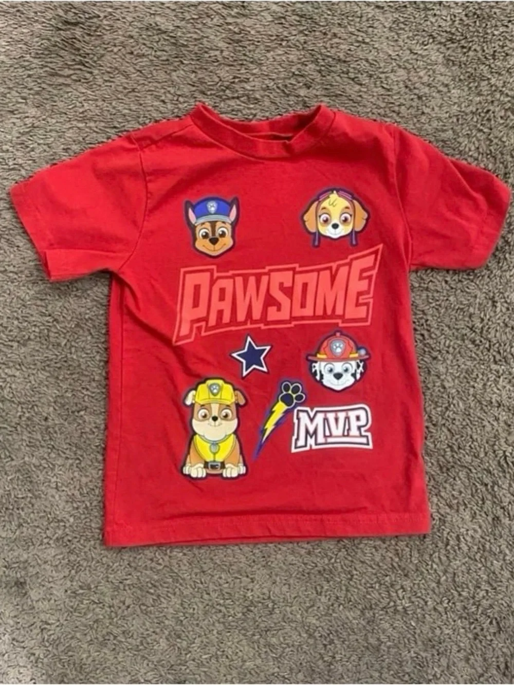 Boys Paw Patrol Pawsome Shirt size 5t - Picture 4 of 8